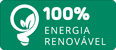Selo 100% energia renovada