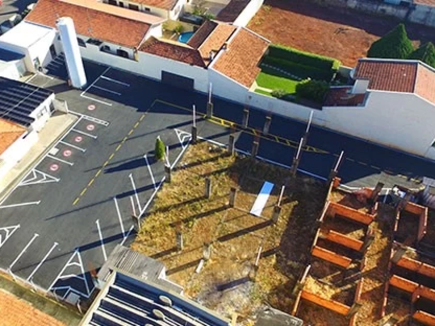 Santa Casa de Misericórdia de Cerquilho - Pavimentação Asfáltica no Estacionamento