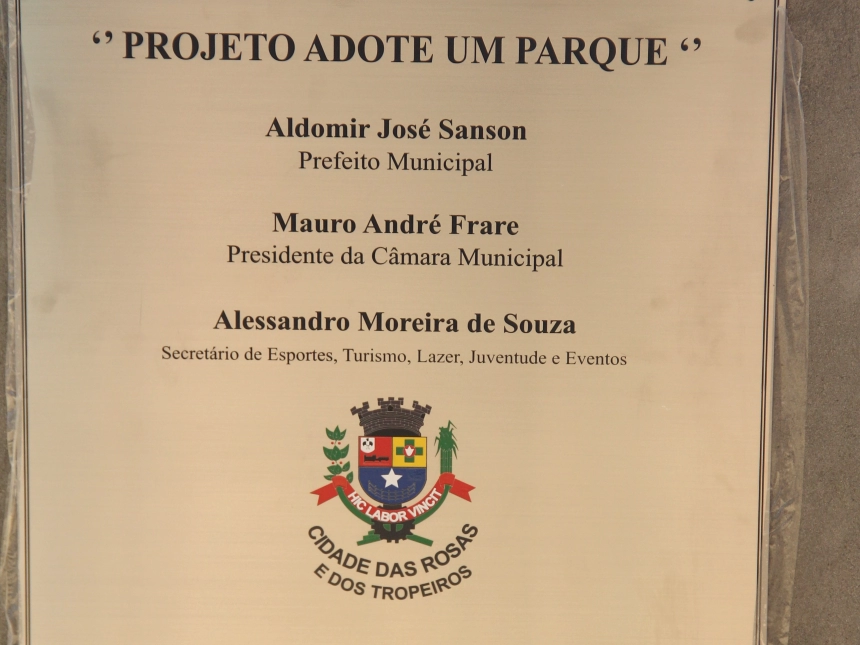 Projeto Adote Um Parque de Cerquilho - Centro Olímpico